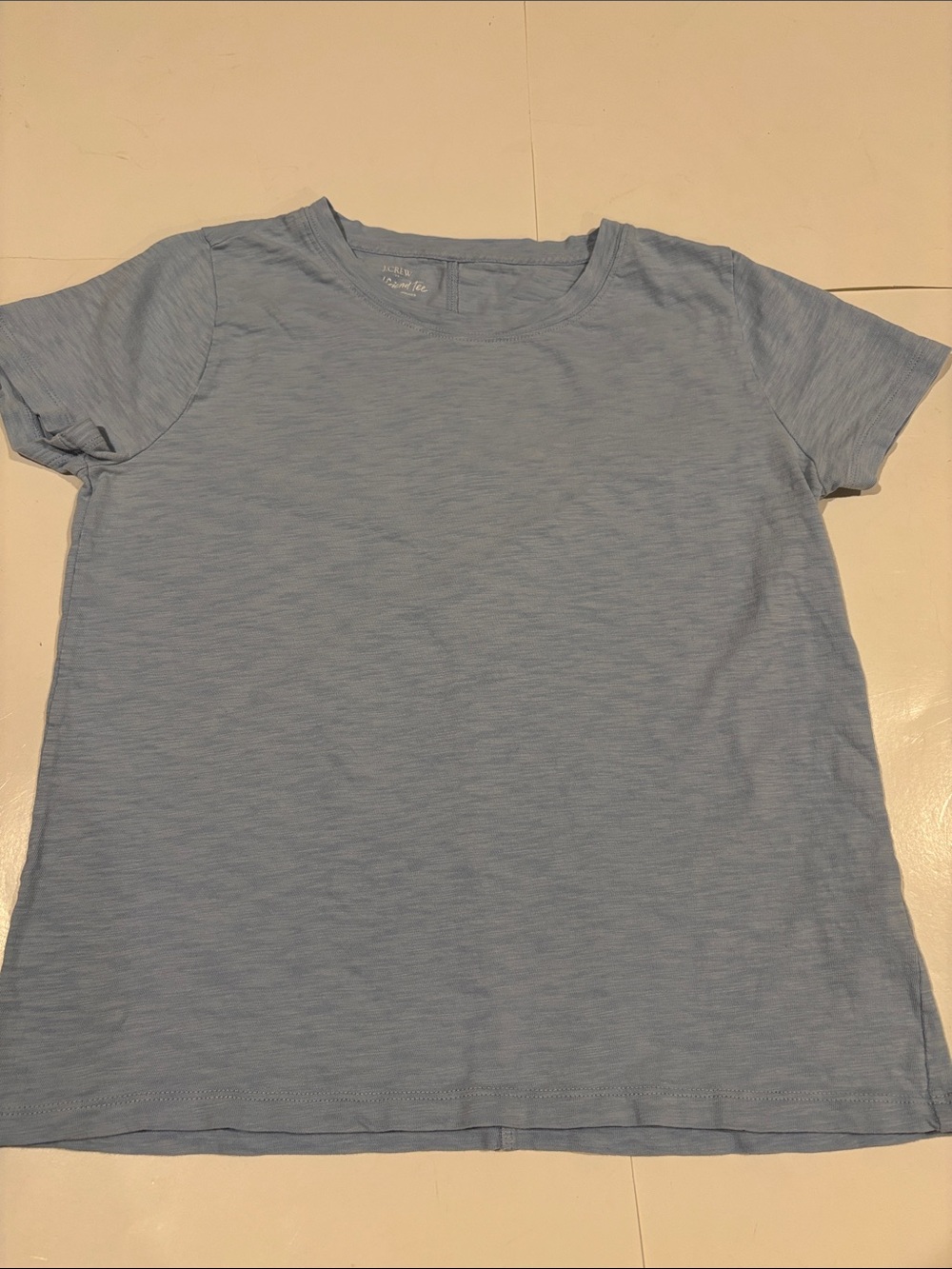 J. Crew women’s light blue girlfriend tee size medium
